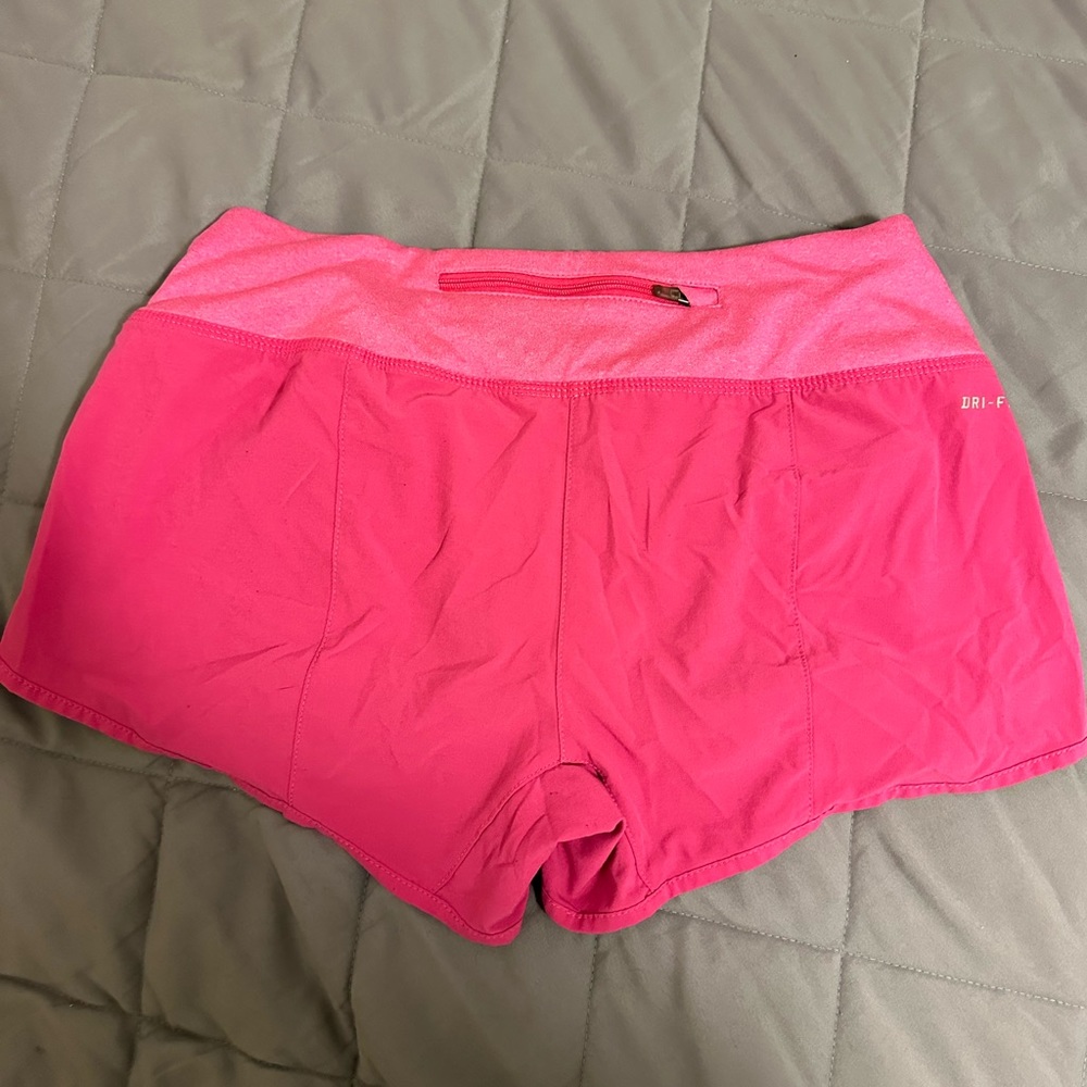Nike hot pink dri-fit shorts